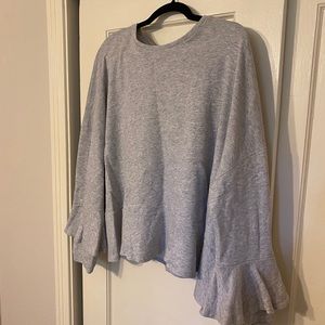 Peplum Gray Sweater